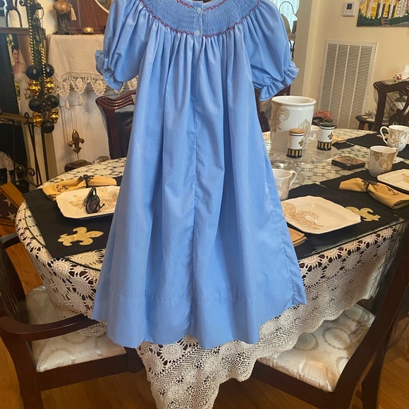 NWT Banbury Cross Smocked Girls Dress size 5 - Picture 7 of 16